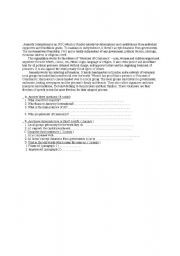 English worksheet: Amnesty international