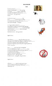 English worksheet: 