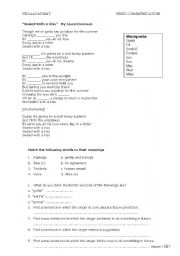 English Worksheet: Sealed with a kiss