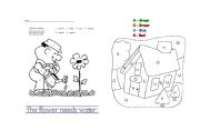 English Worksheet: Colours