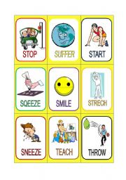 VERB CARDS 23