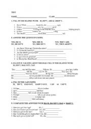 English Worksheet: Auxiliary verbs practice sheet