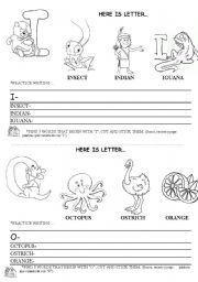 English Worksheet: Vowels