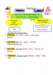 English Worksheet: past simple