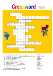 English worksheet: Crossword  - Treasure Hungting