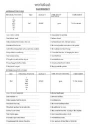 English Worksheet: past perfect