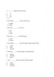 English Worksheet: english reviewer