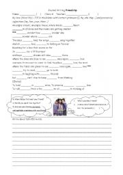 English worksheet: Friendship