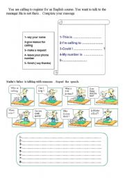 English Worksheet: talk