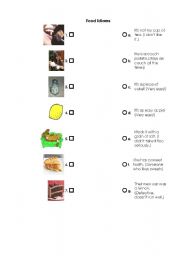 English Worksheet: Food Idioms