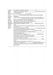 English Worksheet: Verbs