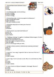 Halloween quiz