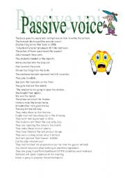 English Worksheet: passive voice