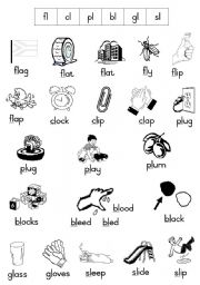 Phonics - Initial Blends Handout 2