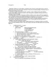 English Worksheet: drugs and athletism