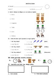 English worksheet: plural