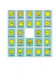 English Worksheet: Bingo Feelings