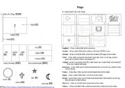 English worksheet: flag