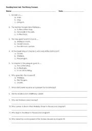 English Worksheet: The Wrong Trousers
