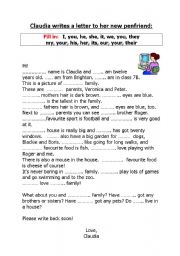 Personal and possessive pronouns