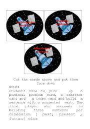 English worksheet: space machine boardgame part 2