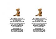 English Worksheet: kissing hand