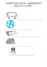 English Worksheet: computer and technology