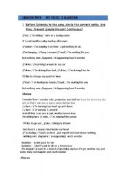 English worksheet: LEMON TREE SONG