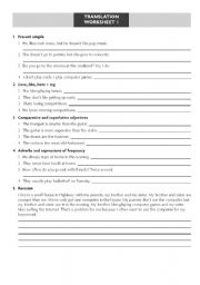 English worksheet: Dictation Worksheet