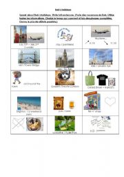 English Worksheet: simple past : talking about holidays