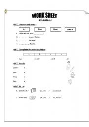 English worksheet: rtt