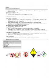 English Worksheet: Lesson Plan & Activity: Establishing Class Rules.