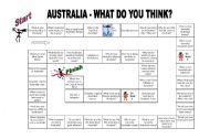 English Worksheet: Australia. What do you think?