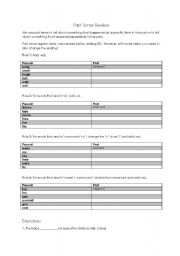 English Worksheet: Past Simple- Regular Verbs