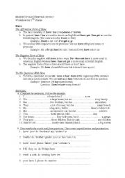 English worksheet:  present simple