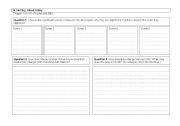 English worksheet: About a Boy: Introduction of Ellie and Rachel 