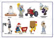 English Worksheet: PROFESSIONS