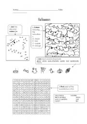 Halloween Beginners worksheet