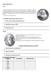 English Worksheet: Past Simple