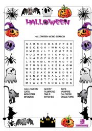 English Worksheet: Halloween activities