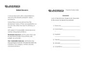 English Worksheet: natural resources