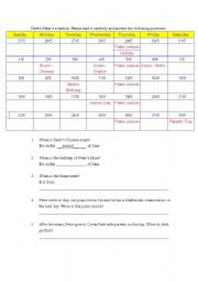 English worksheet: expressing date 