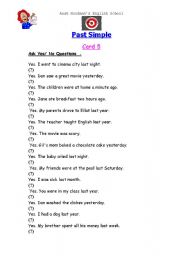 English worksheet: Past Simple Caed 5