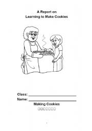 English Worksheet: Making Cookies