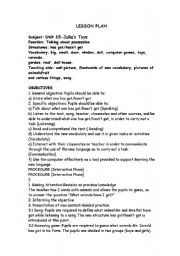 English Worksheet: lesson plan for has hot-hasnt got
