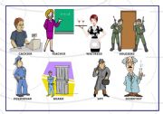 English Worksheet: JOBS FLASHCARDS