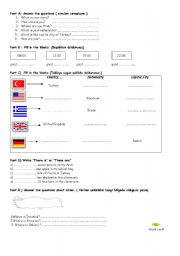 English Worksheet: worksheet for 5th grade