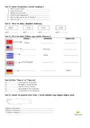 English worksheet: worksheet for 5th grade