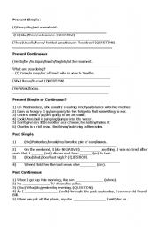 English Worksheet: Mixed verbs Practice