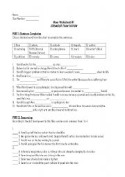 Stranger than Fiction--Viewing Worksheet